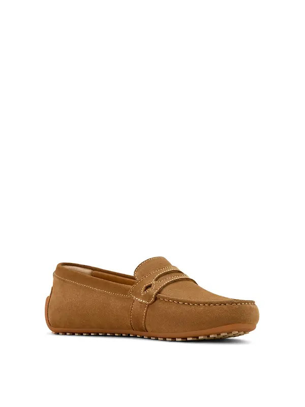 Ariat Women's Selene Driving Shoes - Caramel Suede Image 4