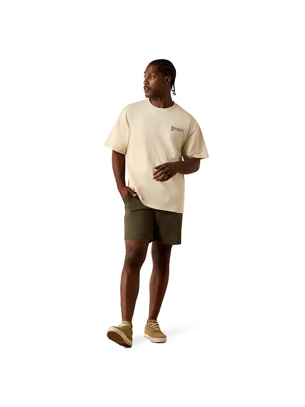 Ariat Men's The Wicked Boxy T-Shirt - Sandshell Image 3