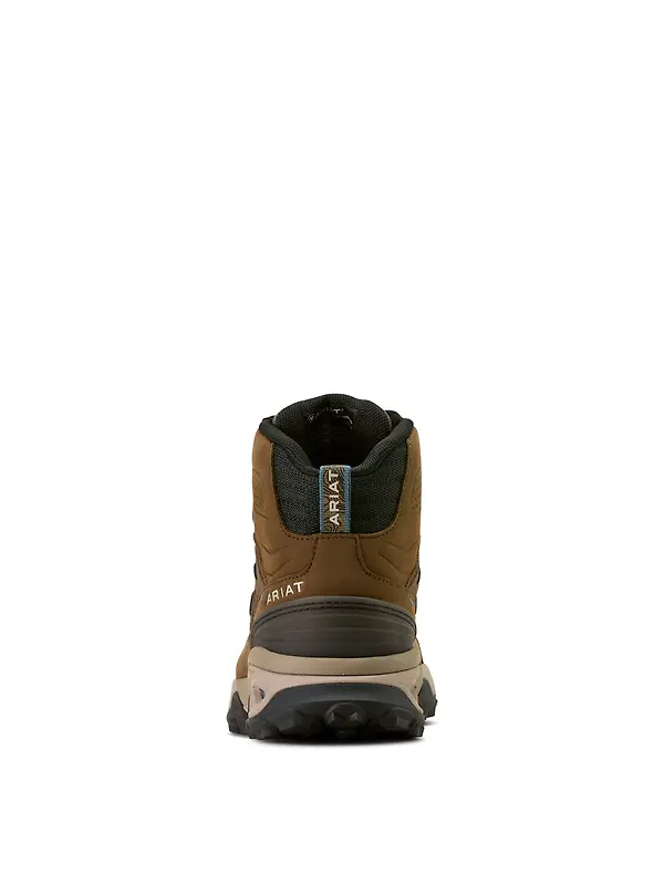 Ariat Women's Traverse Mid Waterproof Hiking Boots - Brown Bark Image 4