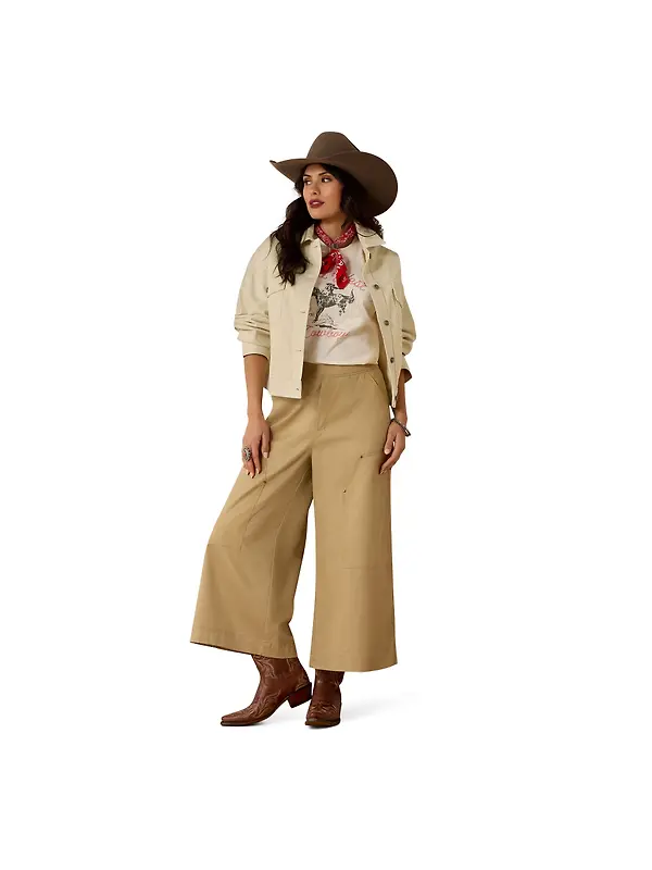 Ariat Women's Solar Cotton Twill Jacket - Summer Sand Image 3
