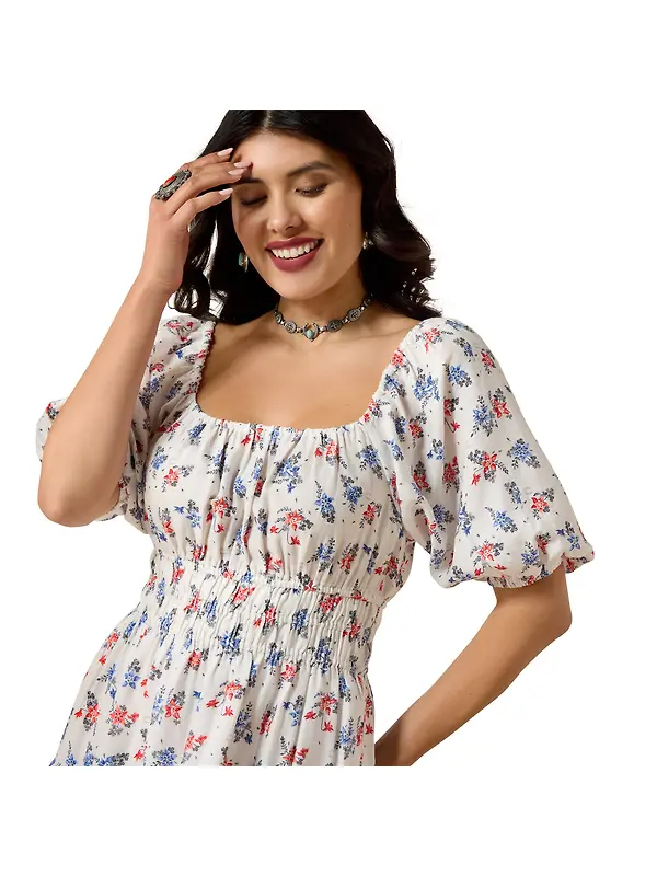 Ariat Women's Juliet Dress - Floral Print Image 4