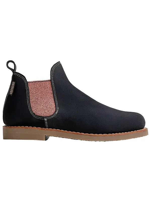 Penelope Chilvers Women's Safari Suede Boots - Navy/Cinnamon Image 1