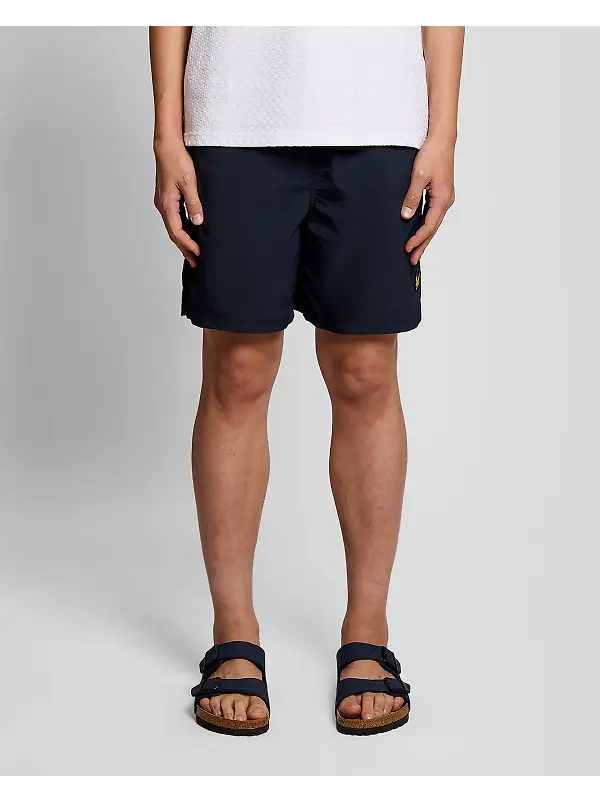 Lyle & Scott Men's Plain Swim Shorts - Dark Navy Image 3