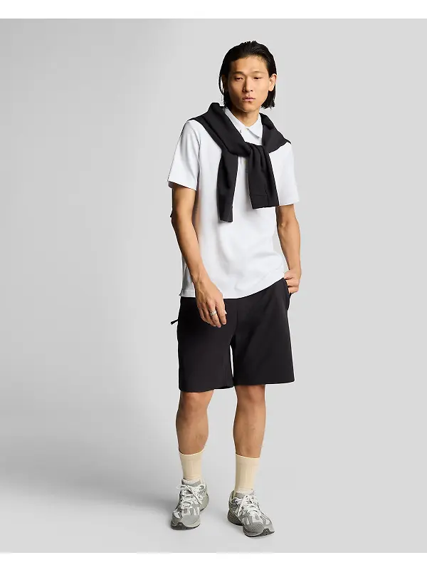 Lyle & Scott Men's Twill Texture Polo Shirt - White Image 3