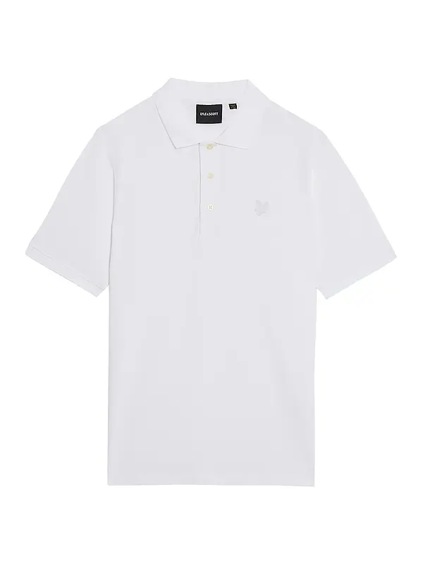 Lyle & Scott Men's Superfine Polo Shirt - White Image 1