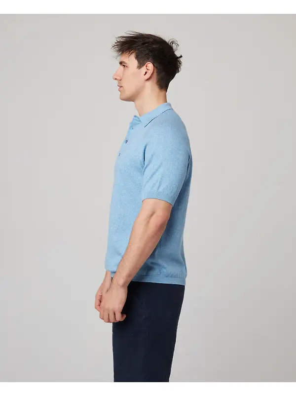 Peregrine Men's Jones Polo Shirt 2.0 - Ocean Image 8