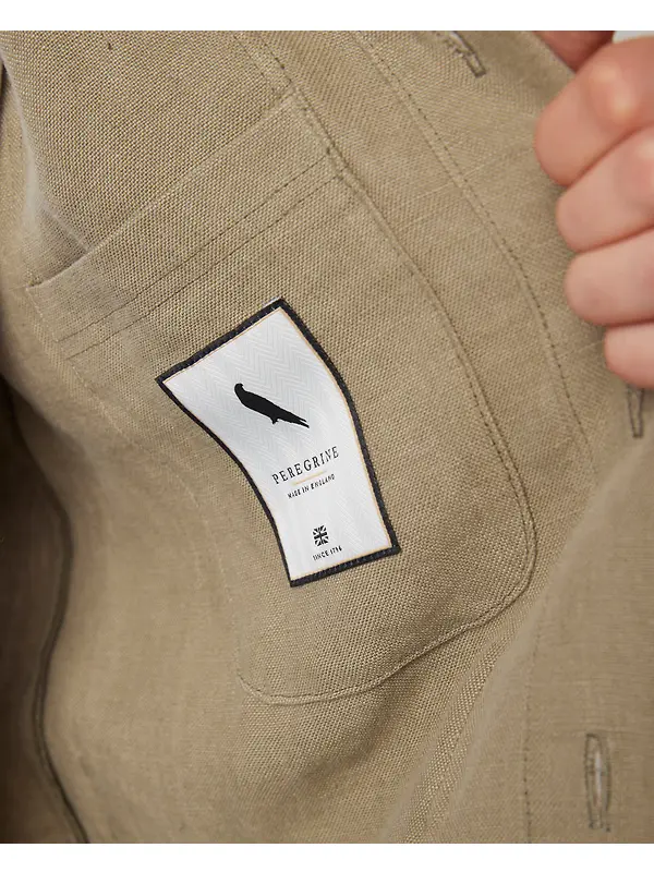 Peregrine Men's Windsor Linen Shacket - Sage Image 8