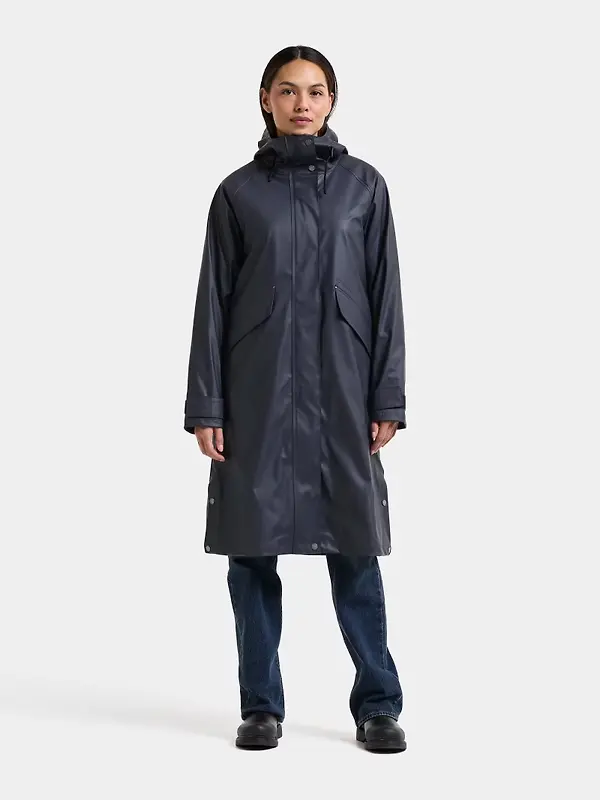 Didriksons Women's Melinda Waterproof Parka - Dark Night Blue Image 3