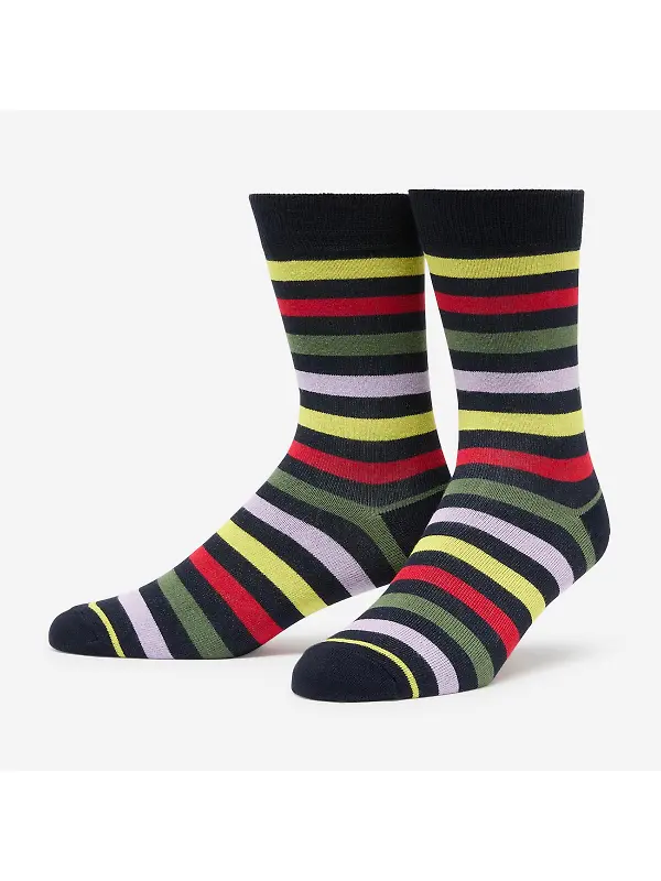Oliver Sweeney Men's Sunhill 3 Pack Socks Box Set - Stripe/Spots (UK 7-11) Image 4