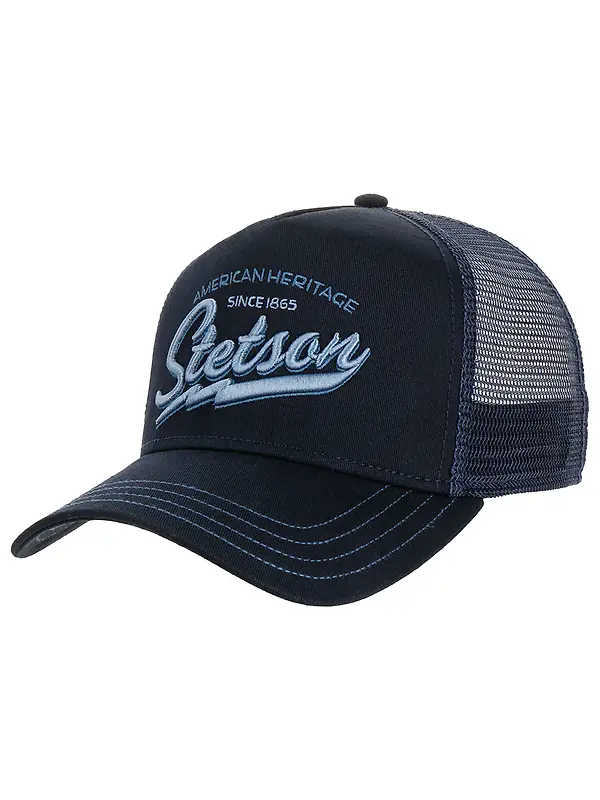 Stetson Since 1865 Trucker Cap - Navy Image 6