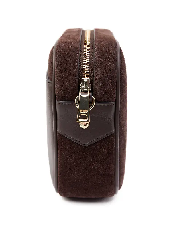 Holland Cooper Women's Soho Camera Bag - Chocolate Suede Image 6