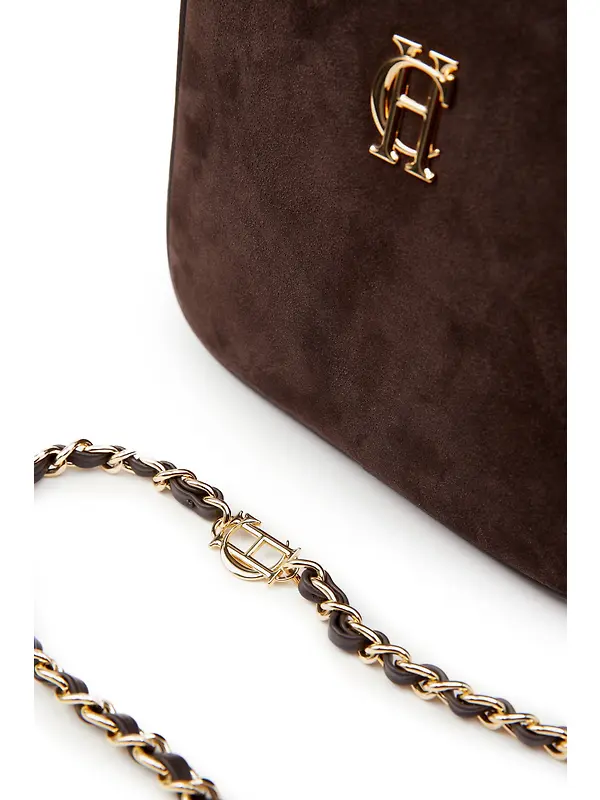 Holland Cooper Women's Soho Camera Bag - Chocolate Suede Image 7