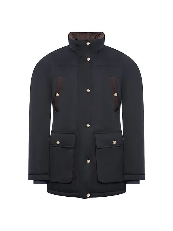 Holland Cooper Women's Stamford Country Coat - Ink Navy Image 1