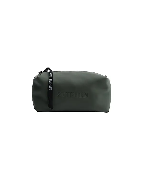 Stutterheim Container Small Wash Bag - Green Image 1
