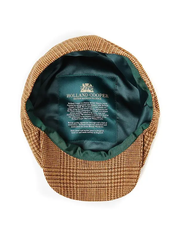 Holland Cooper Baker Boy Cap - Tawny Image 4