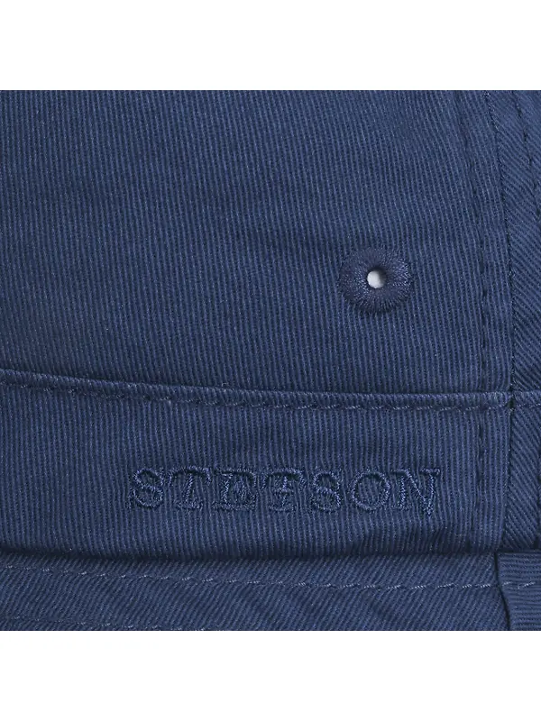 Stetson Twill Bucket Hat with UV Protection - Navy Image 4