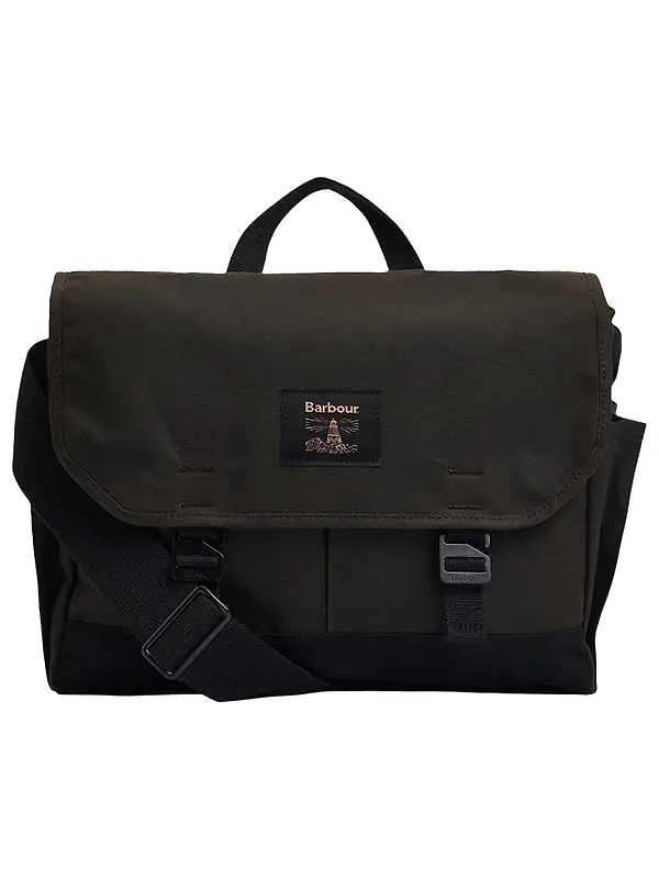 Product image of Barbour Field Waxed Satchel - Olive