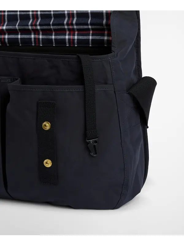 Barbour Transport Riever Crossbody Bag - Navy Image 10