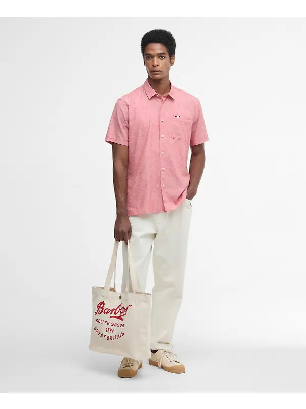 Barbour Script Tote Bag - Red Logo Image 2
