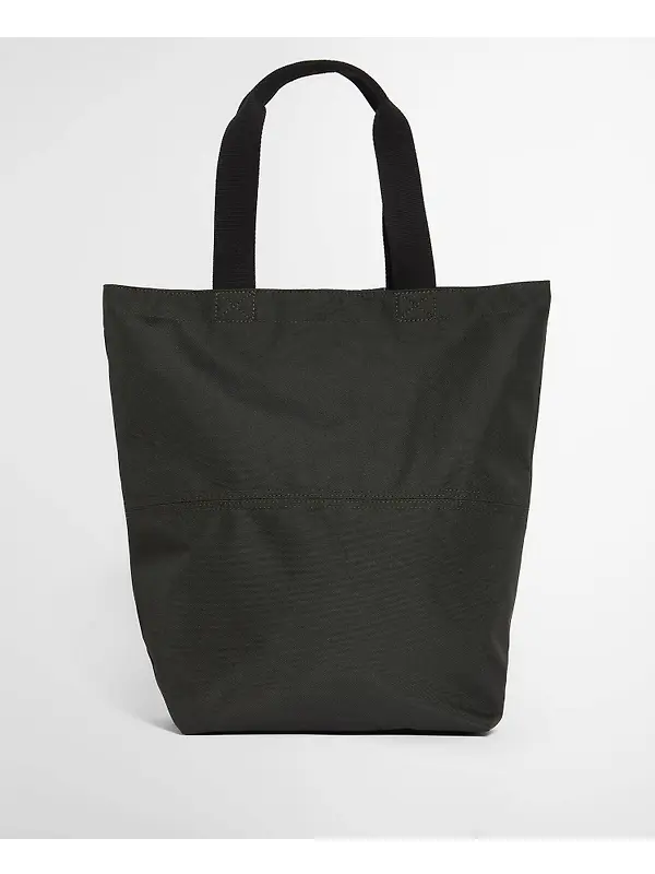 Barbour Field Patchwork Tartan Tote Bag - Sage / Classic Image 3