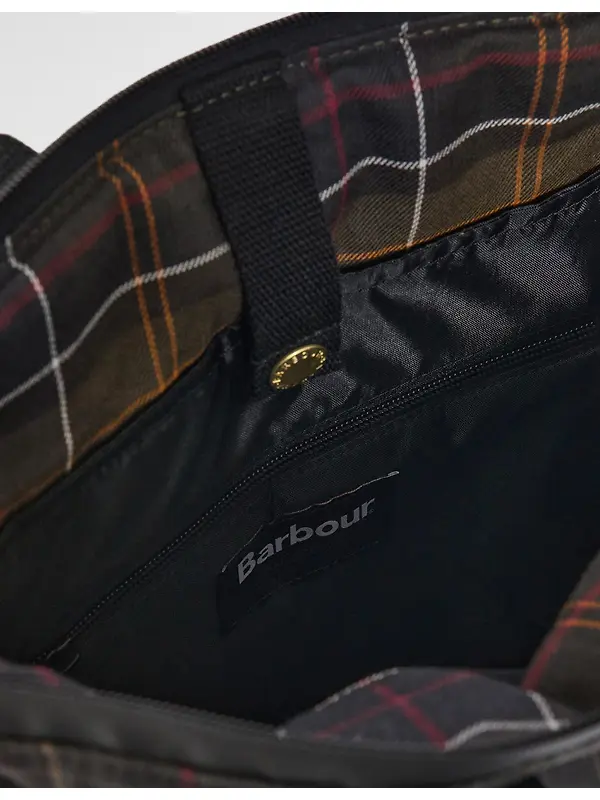 Barbour Field Wax Backpack - Dark Classic Tartan Image 5