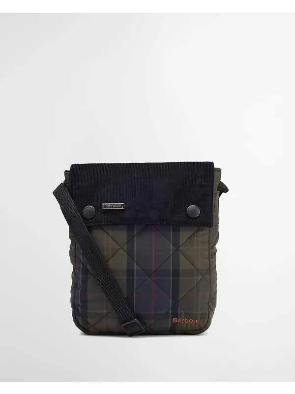 Barbour Tartan Liddesdale Crossbody Bag - Shadow Classic Tartan Image 2