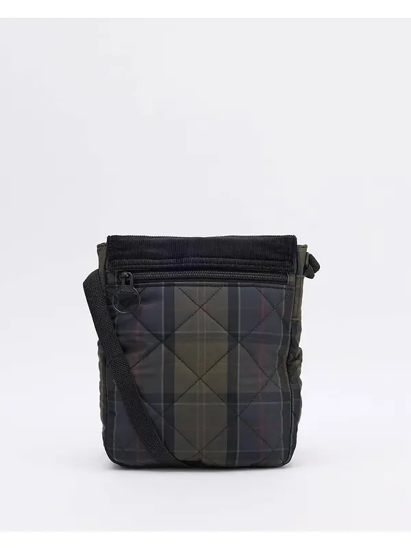 Barbour Tartan Liddesdale Crossbody Bag - Shadow Classic Tartan Image 4