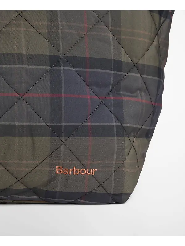 Barbour Tartan Liddesdale Tote Bag - Shadow Classic Tartan Image 4