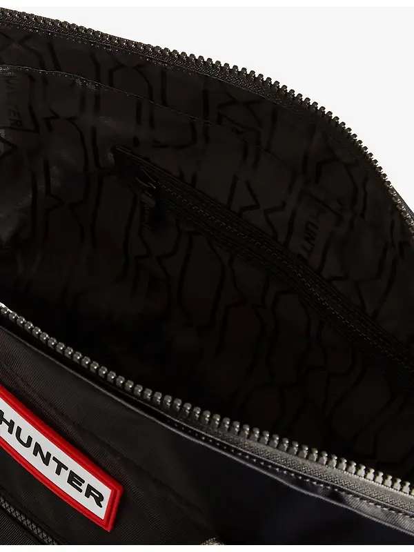 Hunter Original Midi Topclip Tote - Black Image 4