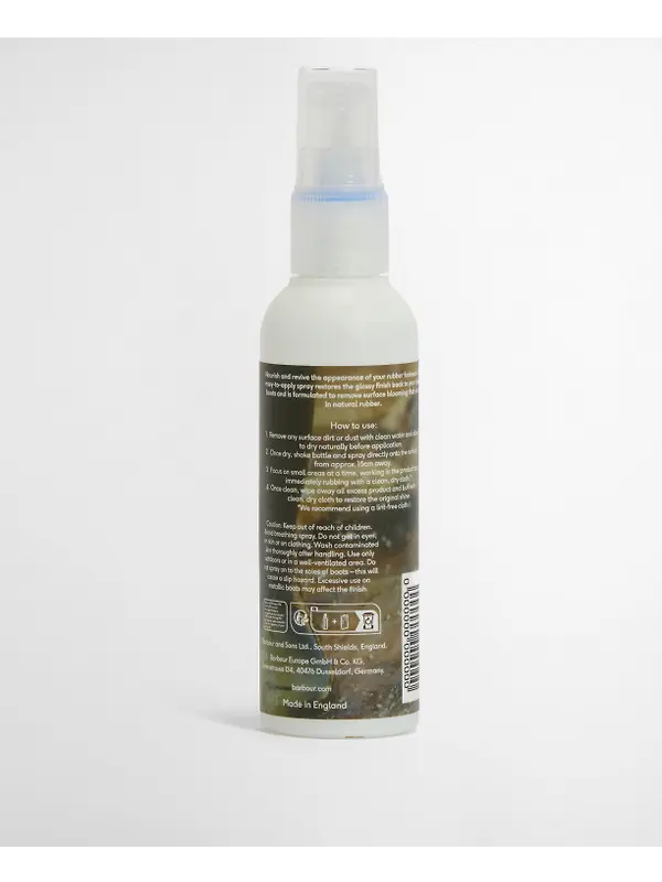Barbour Rubber Footwear Buffing Spray Image 3