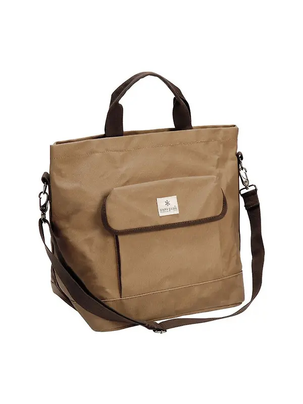 Snow Peak Small Tote Bag - Brown Image 1