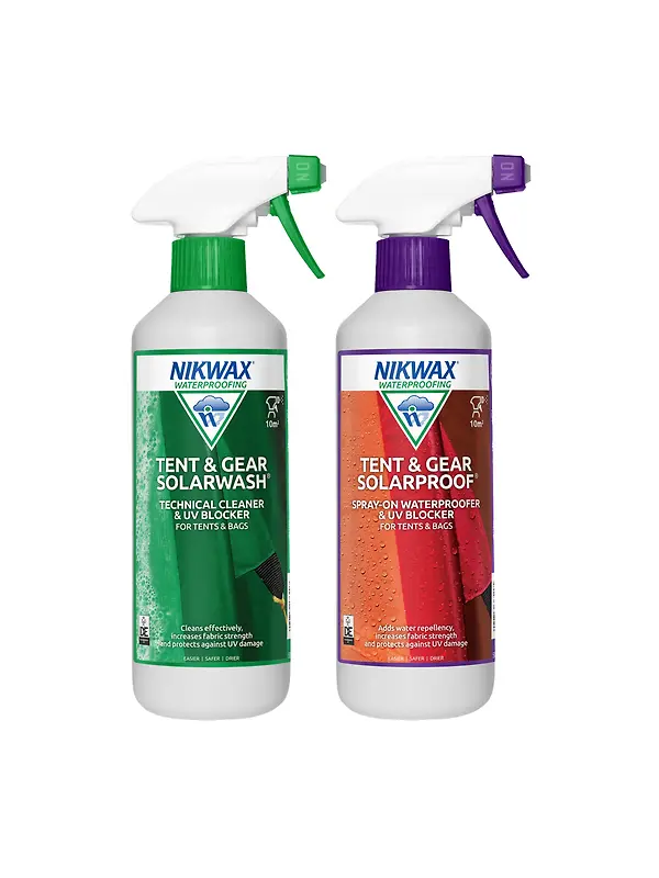 Nikwax Tent & Gear Solarwash & SolarProof 500ml Image 1