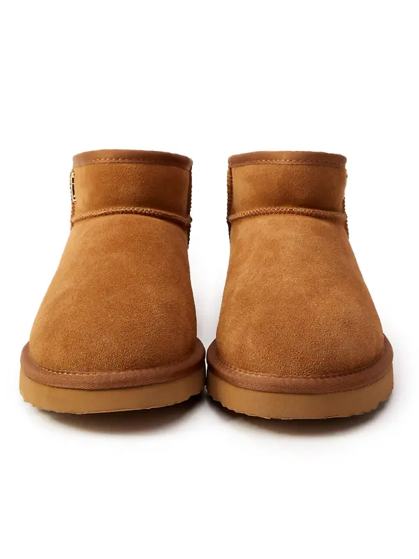 Holland Cooper Women's Ultra Mini Shearling Boots - Tan Image 6