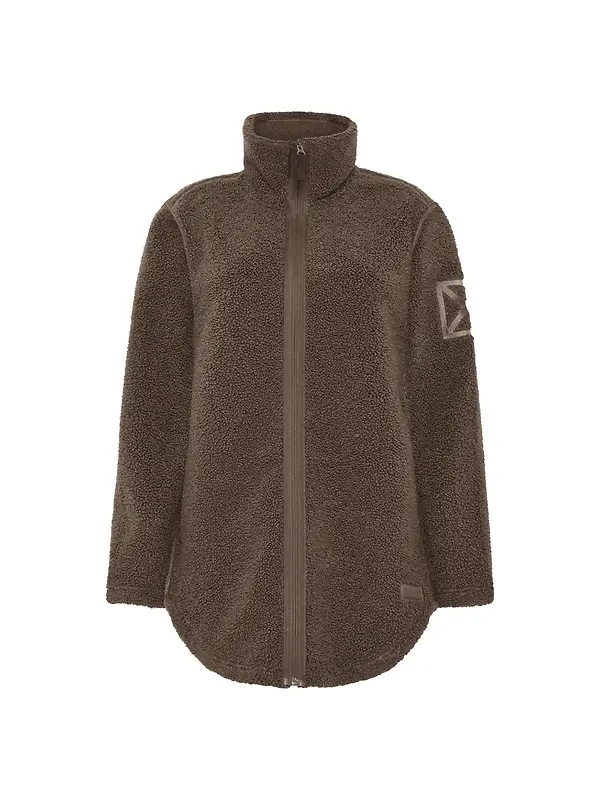 Didriksons Women's Umi Full-Zip Jacket  - Dark Mocha Image 1