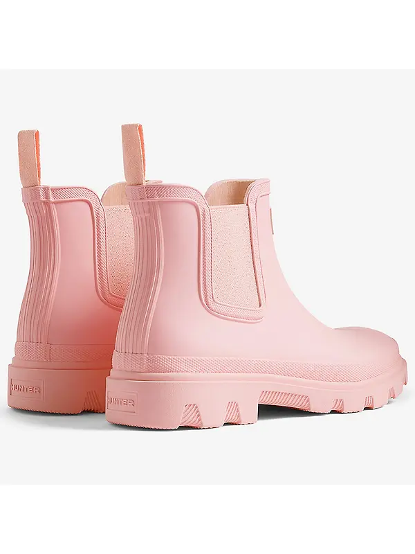 Hunter Unisex Downpour Chelsea Boots - Parfait Pink Image 3
