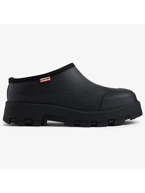 Hunter Unisex Elements Clogs - Black Image 7
