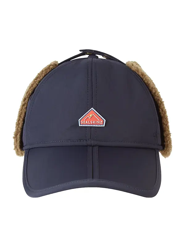 Sealskinz Upton Waterproof Extreme Cold Weather Puffer Hat - Navy Image 1