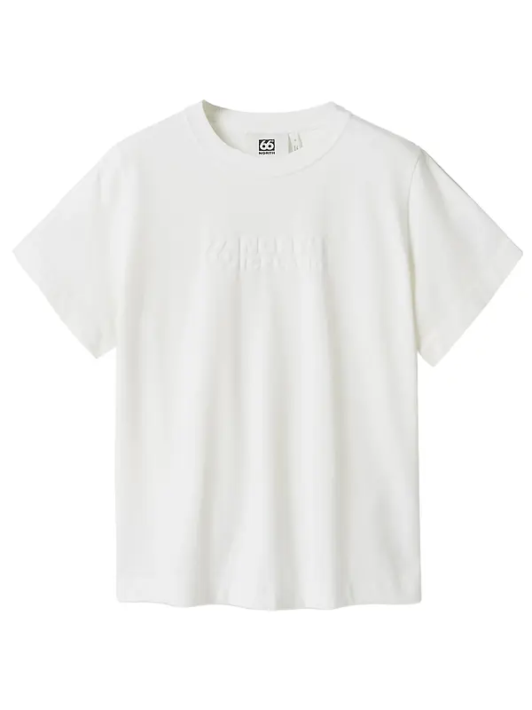 66°North Women's Borgir T-Shirt - Bright White Image 1