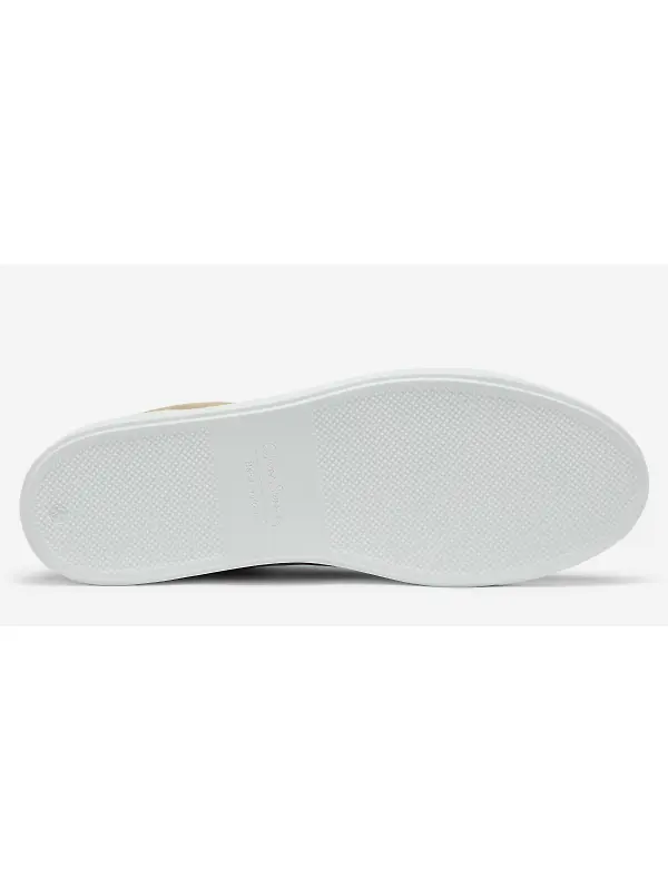 Oliver Sweeney Men's Valezim Perforated Calf Suede Slip-on Trainers - Sand Image 3