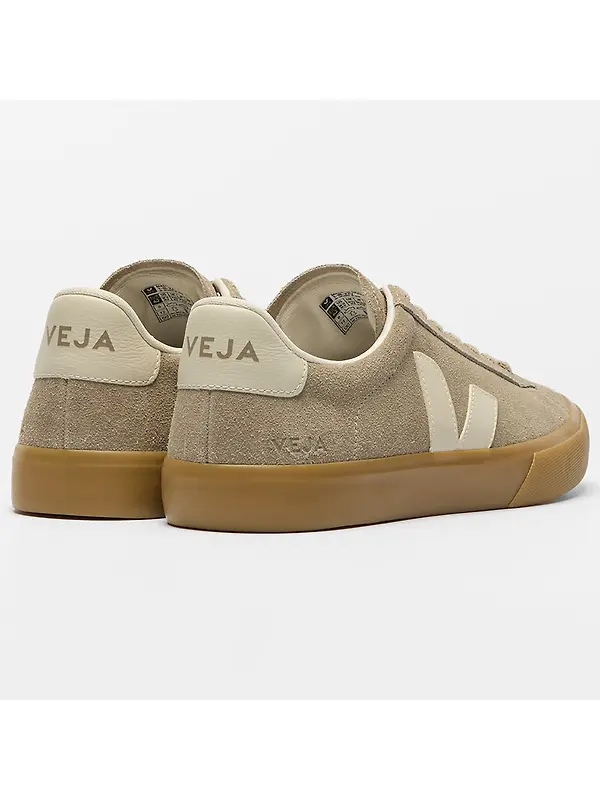 Veja Men's Campo Suede Sneakers - Taupe Pierre Natural Image 3