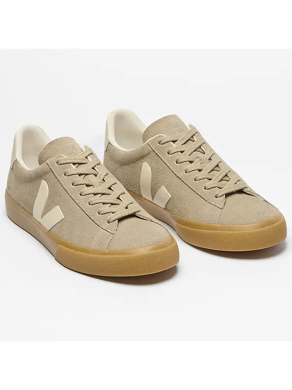 Veja Men's Campo Suede Sneakers - Taupe Pierre Natural Image 2