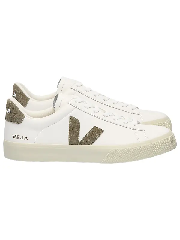 VEJA Men's Campo Leather Sneakers - White Kaki Image 1