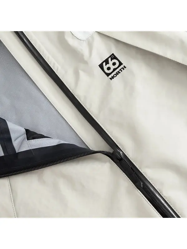 66°North Men's Dyngja Shell Jacket - Dark Stone Image 3