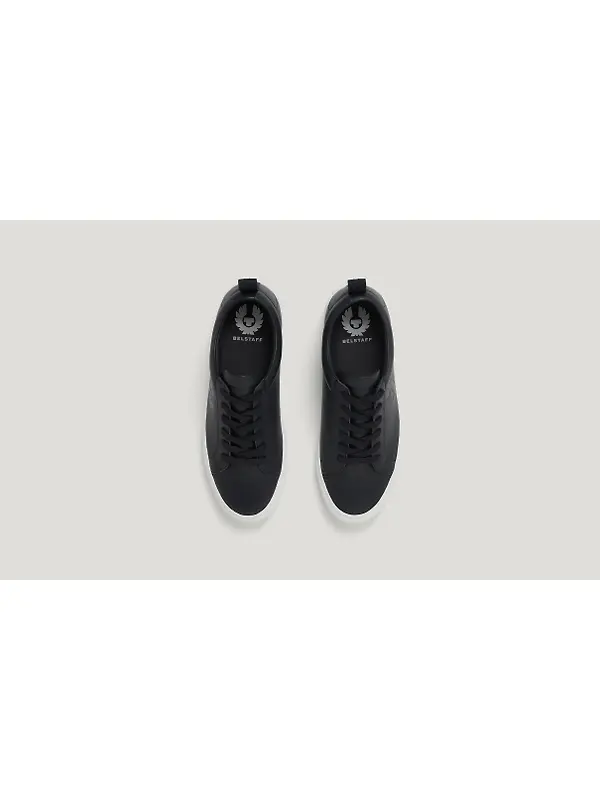 Belstaff Men's Nappa Leather Walton Trainers - Black Image 3