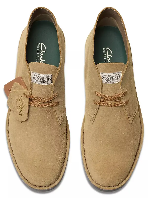 Clarks Men's Desert Boot Evo Suede - Dark Sand Suede Image 4