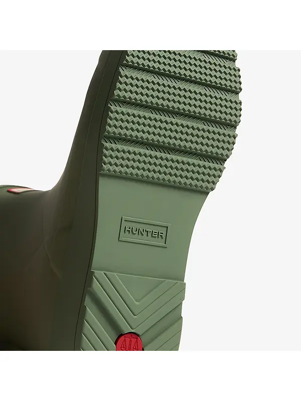 Hunter Women's Play Short Wellington Boots - Lichen Green Image 4