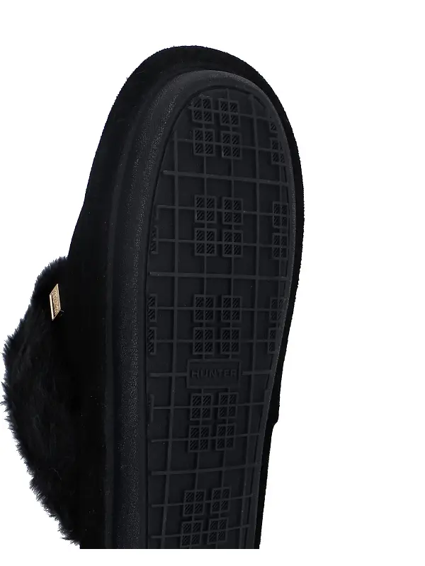 Hunter Women's Mule Slippers - Black Image 3