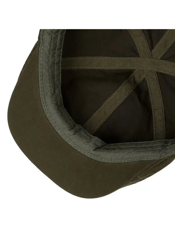 Stetson Men's Waxed Cotton WR Duck Flat Cap - Olive Image 3