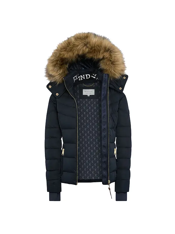 Holland Cooper Women's Whistler Puffer Jacket - Ink Navy Natural Image 10