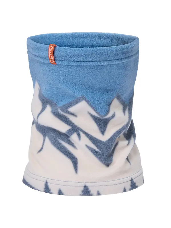 Sealskinz Wiggenhall Water Repellent Micro Fleece Neck Warmer - Navy Multi Product Image